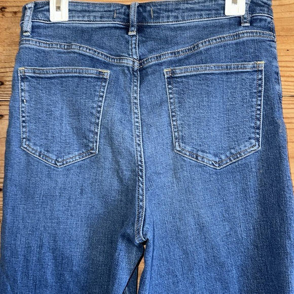 Free People Wales Wide Leg Jean in Blue - Picture 4 of 15